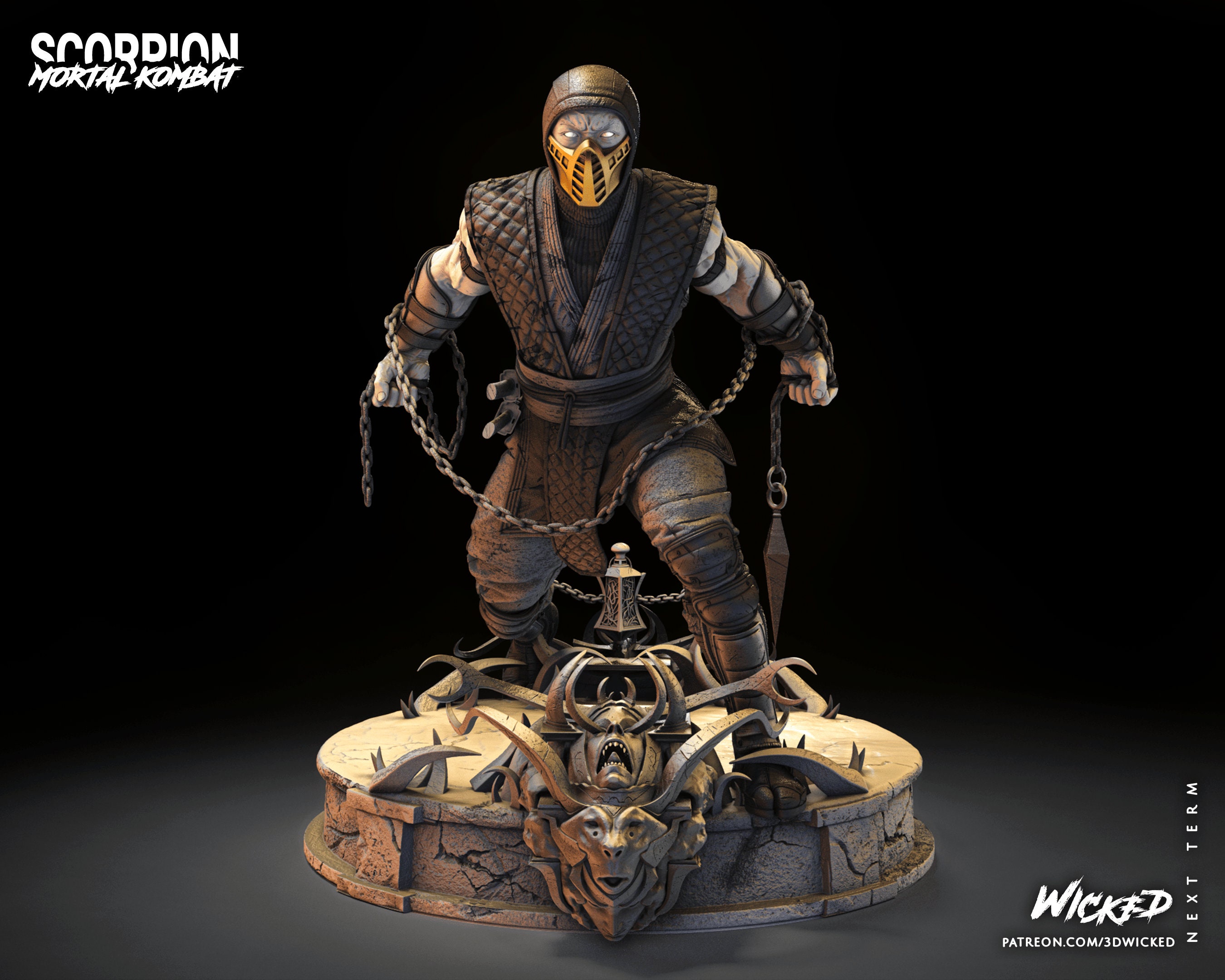 Baraka Mortal Kombat 2 Minifigure artist Rendition -  Norway