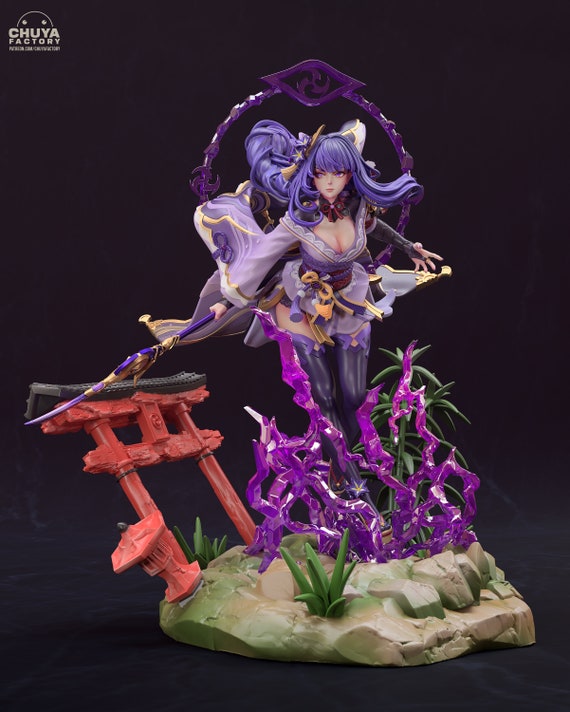 雷電将軍 | アクションフィギュア | 樹脂 3D プリント | 原神