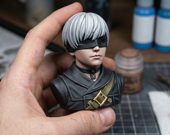 Silver Scanner Automaton Bust STL | Resin & FDM Compatible | Digital Download