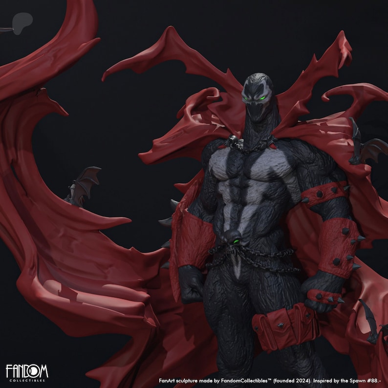 Spawn 3D STL File for 3D Printer 3D Print Model Gift Movie Lover Action ...