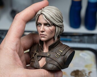 Ashen Blink Swordmaiden Bust STL | Resin & FDM Compatible | Digital Download
