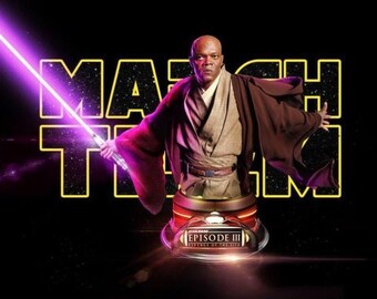 Mace Vindoo 3D STL File for 3D Printer 3D Print Model Gift Movie Lover Action Figure 3d model
