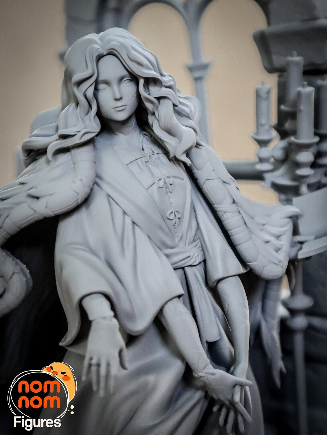 10cm Elden Ring Ranni The Witch Figure Lunar Princess Statue Dark Souls  Series Anime Figurine Resin Model Toy Kids figure Gift