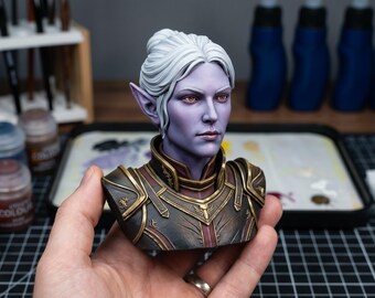 Cold Drow Commander Bust STL | Resin & FDM Compatible | Digital Download
