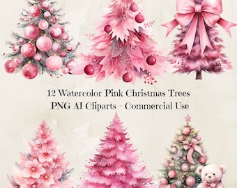 Pink Christmas Tree Png clipart, Xmas Clipart, Cute Christmas Clipart, Pink Tis The Season Christmas Png Clipart, Pink Christmas Sublimation