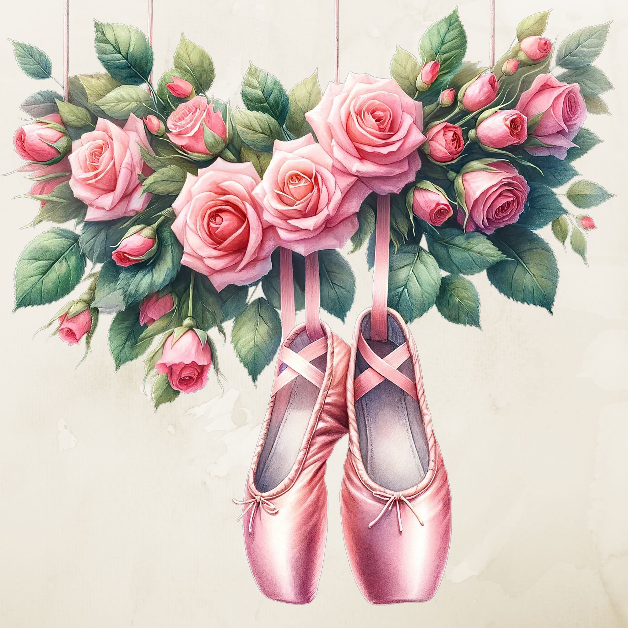 Ballet Slippers Clipart, Pink Ballet Slippers Clipart, Dance Shoes PNG ...