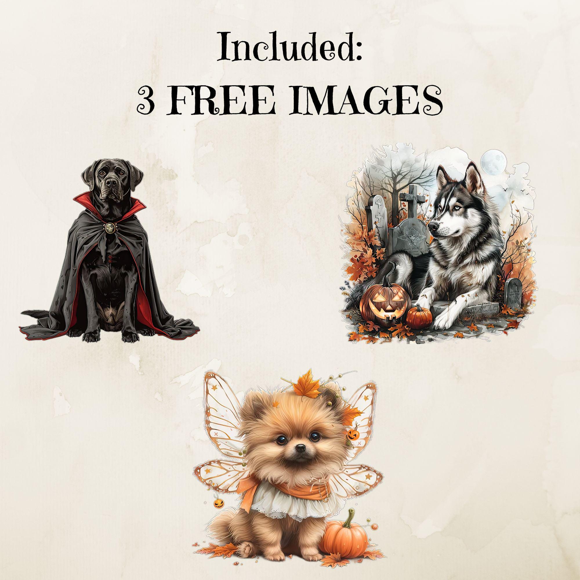 Halloween Dogs Clipart, Cute Costumed Dog PNG (digital Download) - Etsy