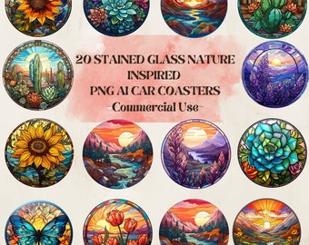 Western Car Coaster Png, Cute Coaster Designs, Sublimation Design Bundle, Digital Download, Cute Coaster Designs for Every Occasion