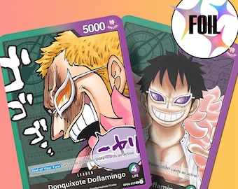 Líder PERSONALIZADO ONEPIECE TCG - G/P Doflamingo