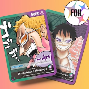 BENUTZERDEFINIERTE Vorfach EINZELSTÜCK Sammelkartenspiel - G/P Doflamingo