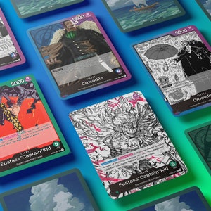 PERSONALISIERTE Vorfach-ONEPIECE Sammelkartenspiel - Kid&Crocodile