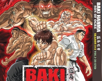 Anime Dvd Baki Hanma: Son Of Ogre Season 1-2 Vol.1-39 End English Dub+Free Ship