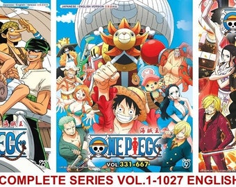 DVD ONE PIECE complete (Box 1-3) Vol.1-1027 English Dubbed All Region