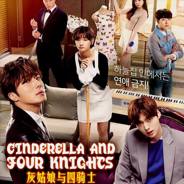 DVD Koreaanse dramaserie Assepoester en vier ridders (1-16 einde) Engelse ondertiteling