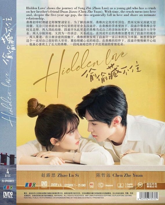 Hidden Love 偷偷藏不住 Vol.1-25 End Chinese Drama Dvd
