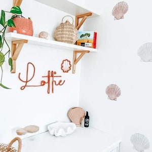 Knitted Wire Name Sign, personalized gifts for nursery wall, kids room, playroom and home decor, tricotin /  french knitted