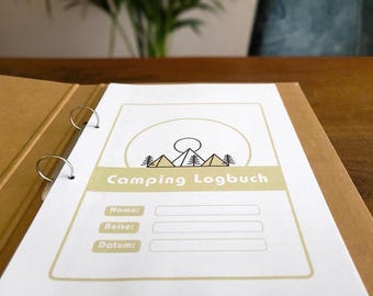 Camping Logbook Template | Motorhome Travel Journal | Camping Diary, A5 + A4, PDF - 81 Templates for Camping Journals