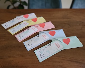 Travel Voucher, Holiday Voucher, Printable Travel Voucher – Pack Your Bags Surprise Trip Card, Vacation Gift PDF, 5 Colors