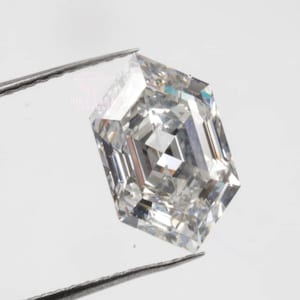 Hexagon Step Cut Loose Diamond, Antique High Quality Lab Grown Diamond, Perfect Elegant Statement Hexagon Diamond Use For Custom Jewelry