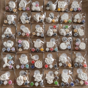 Paint your own mini sized party bag fillers favours