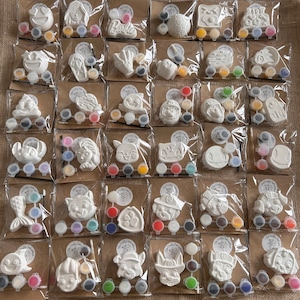 Rellenos para bolsas de fiesta en tamaño mini para pintar (1 unidad incluida)