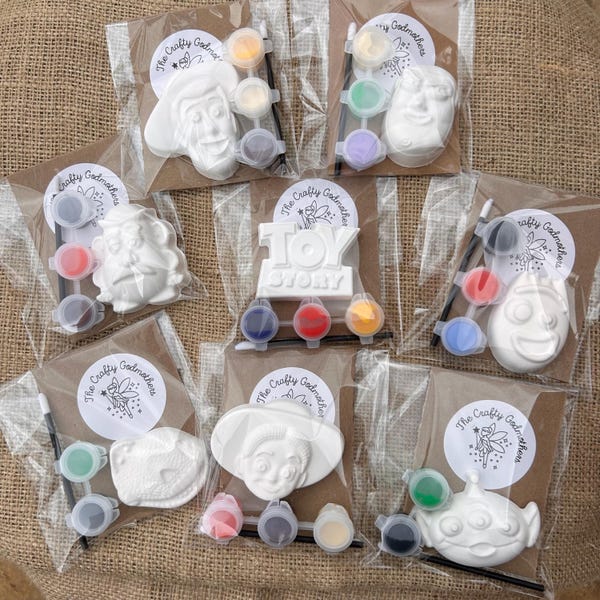 mini paint your own story toy logo party bag filler favour (1 supplied)