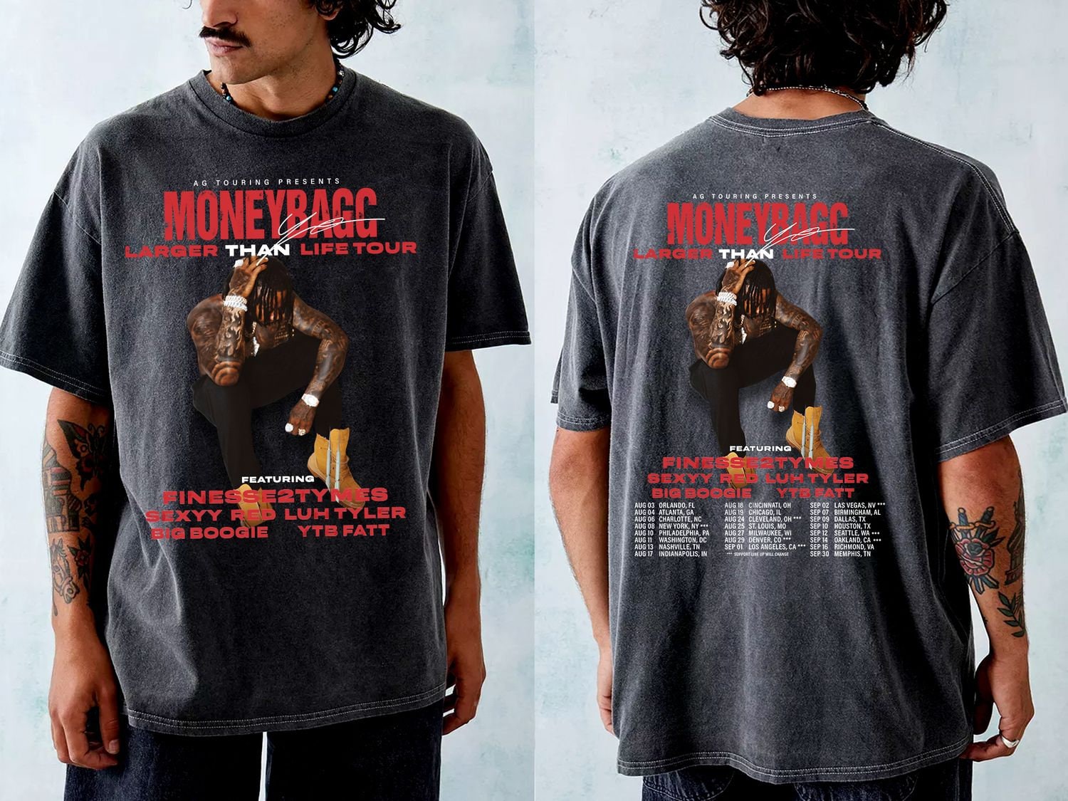 Fashion Bomb Couple: Moneybagg Yo in Custom Exclusive Game Shirt