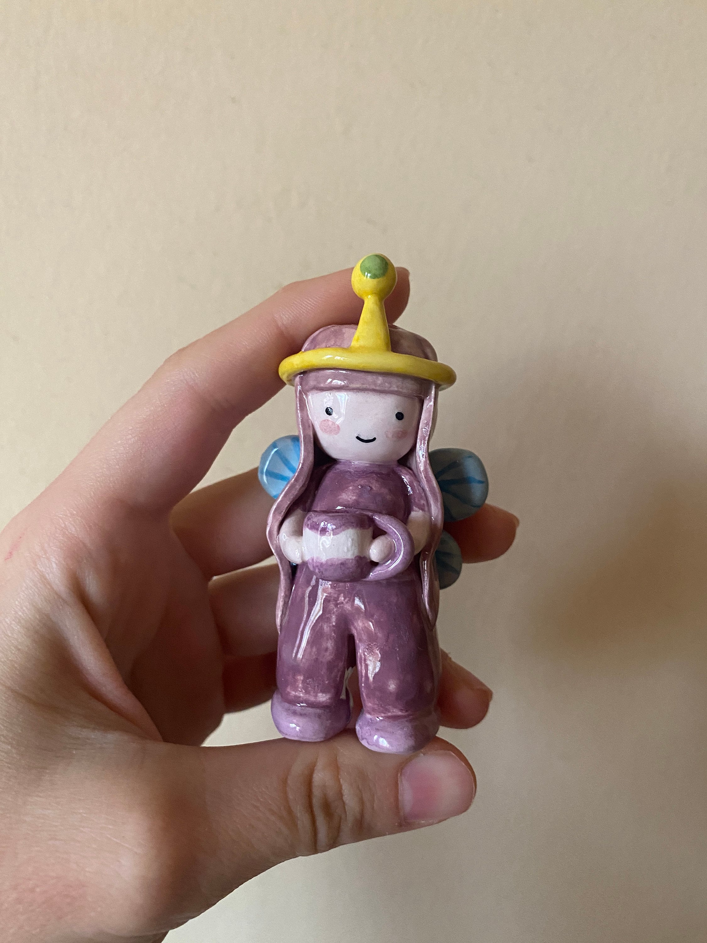 アドベンチャータイム プリンセス バブルガム 陶器彫刻