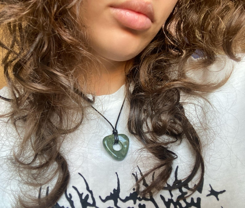 Handmade Ceramic Coraline Pendant Necklace – Protective Amulet Jewelry,seeing stone coraline image 1
