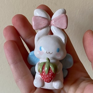 Cinnamoroll Ceramic sculpture handmade cinnamoroll gift trinket fine art cinnamoroll gifts ceramic cinnamoroll & freinds