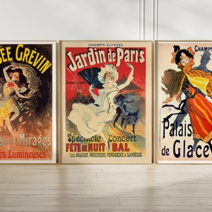 50 Printable Classic Vintage French Posters, Art Prints for Home Decor, Poster Collection Bundle, Instant Digital Download, Paris, France image 5