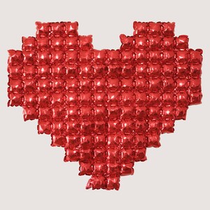 Extra Large Red Heart Foil Balloon  | Party In A Box