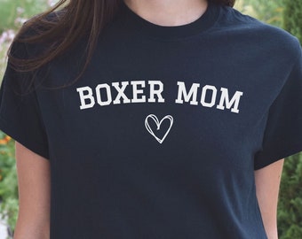 Dog Mom Boxer Dog Shirt, Boxer Mom TShirt, Dog Lover T-shirt, Dog Mama Shirt, Boxer Owner Tee, 2025 Mothers Day Shirt, Dog Grandma Shirt