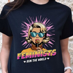 Vintage Comic Pop Art Cartoon Feminist Shirt, Political Activism T-Shirt, Pro Roe V Wade Tee, 2025 Feminism Equality Womens Rights Tshirt