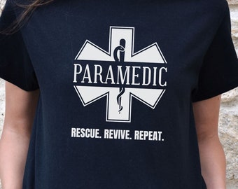 EMT Shirt, Emergency Medical Technician First Responder, EMS Paramedic Student T-Shirt,Life Saving Service Nurse Appreciation Week 2025 Gift