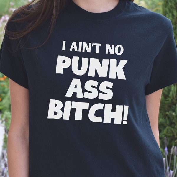 Sarcastic T-Shirt, Funny tee, Hilarious conversation starting tshirt, Punk Ass Bitch shirt, sassy Witty and Fun Inappropriate Shirt