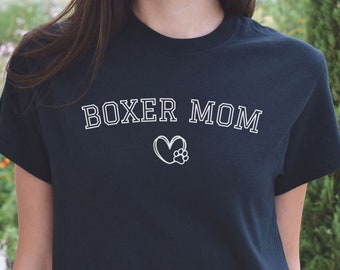 Dog Mom Boxer Dog Shirt, Boxer Mom TShirt, Dog Lover T-shirt, Dog Mama Shirt, Boxer Owner Tee, Boxer 2025 Mothers Day, Dog Grandma Shirt