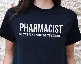 Rolig apotekare-t-shirt, rolig RX-apoteksdag-t-shirt, framtida apotekare-skola-t-shirt, examenspresent till apotekare, student-apoteksvecka