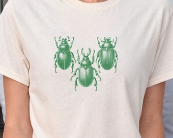 Funny Beetle Shirt, Entomology Bug T-Shirt, Goblincore Insect Tshirt, Future Entomologist Tee, Nature Lover Gift, Praying Mantis T Shirt