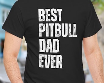 最高の犬のお父さんピットブルシャツ、かわいいピットブルTシャツ、ピットブルTシャツ、アメリカンピットブルテリア2025父の日ギフト、犬のおじいちゃんシャツ