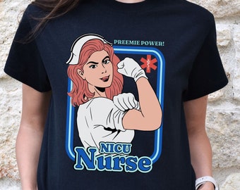 NICU Nurse Shirt, Neugeborenen-Intensivstation, NICU Preemie Baby Nurse T-Shirt, Neugeborene Nursery Nurse TShirt, Nurse Appreciation Week 2025