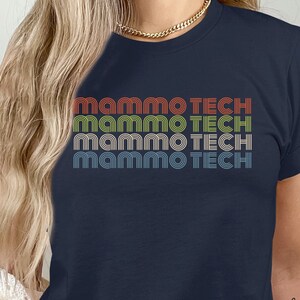 Retro Mammo Tech Shirt, Breast Cancer Awareness Mammogram Technologist tshirt, Gift for her, 2025 Rad Tech Week T-Shirt, XRay Tech Gift