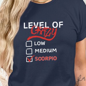 Zodiac Sign Scorpio Shirt, Astrology Horoscope Tee, November October Birthday Gift for Best Friend, Constellation T-Shirt Astro Lover Tshirt