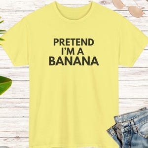 Lazy Couples Costume Shirt, Funny Matching Halloween TShirt, Pretend Costume T-Shirt, Last minute IdeaTee, Pickle Fruit Flamingo Banana