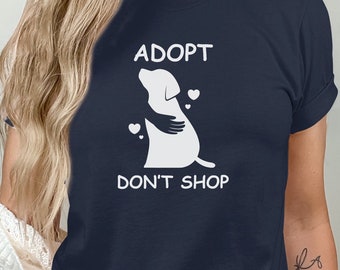 Dog Rescue Awareness Shirt, Adopt Don't Shop Dog Adoption Shirt, Animal Rescue Tee, Shelter Volunteer T-shirt, 2025 Pet Rescuer TShirt
