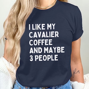 Coffee Cavalier King Charles Spaniel Shirt, Cocker Spaniel Mama T-shirt, Cav Mom T-shirt, Cavie 2025 Mothers Day Gift, dog grandma shirt