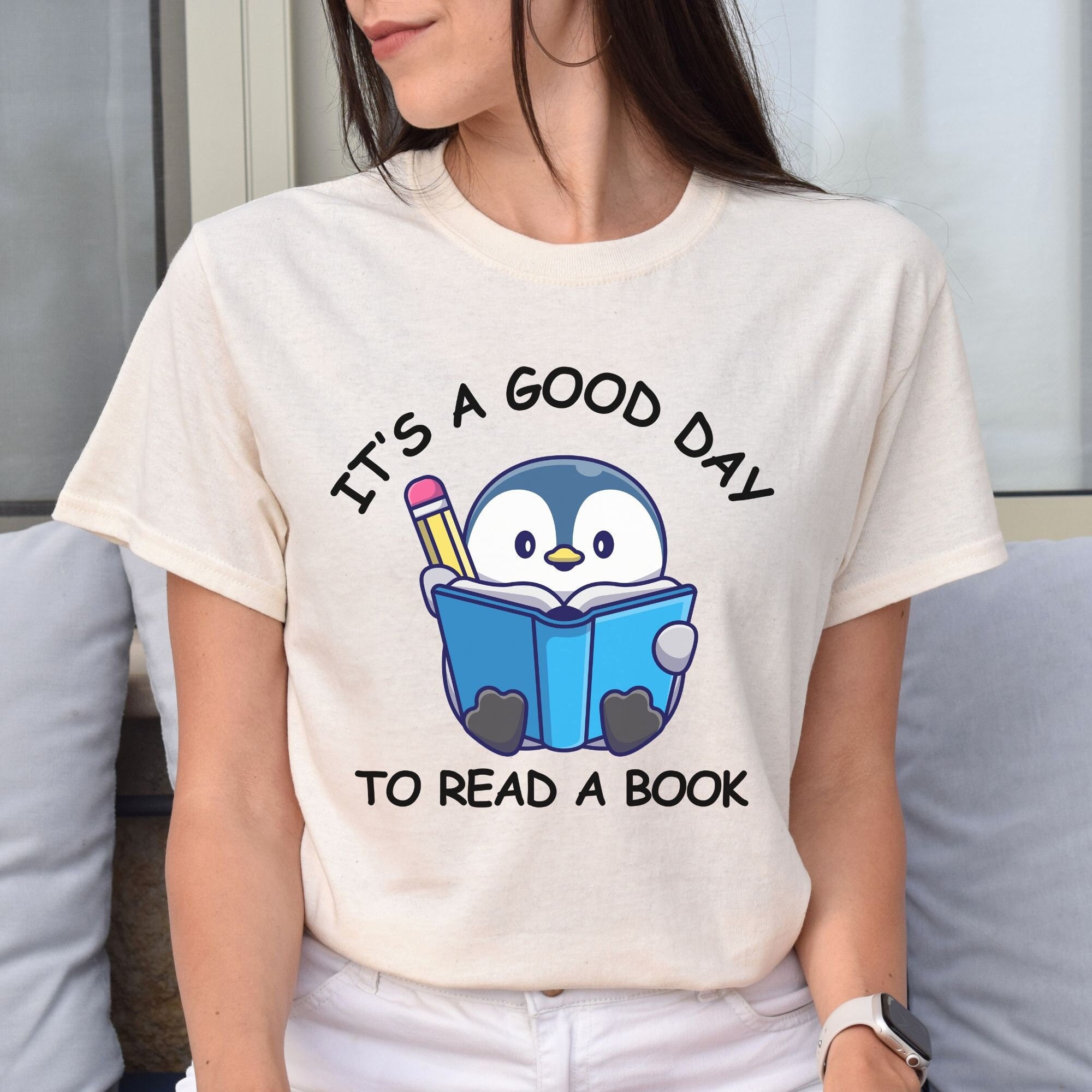 Penguin Book T Shirt Etsy