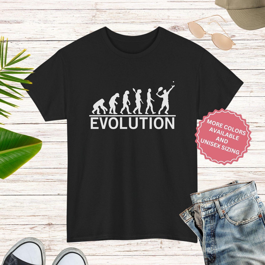 T-shirteria Felpa Con Cappuccio Tennis Evolution – Uomo – Cotone Con Stampa Resistente – Idea Regalo Sportiva - 4