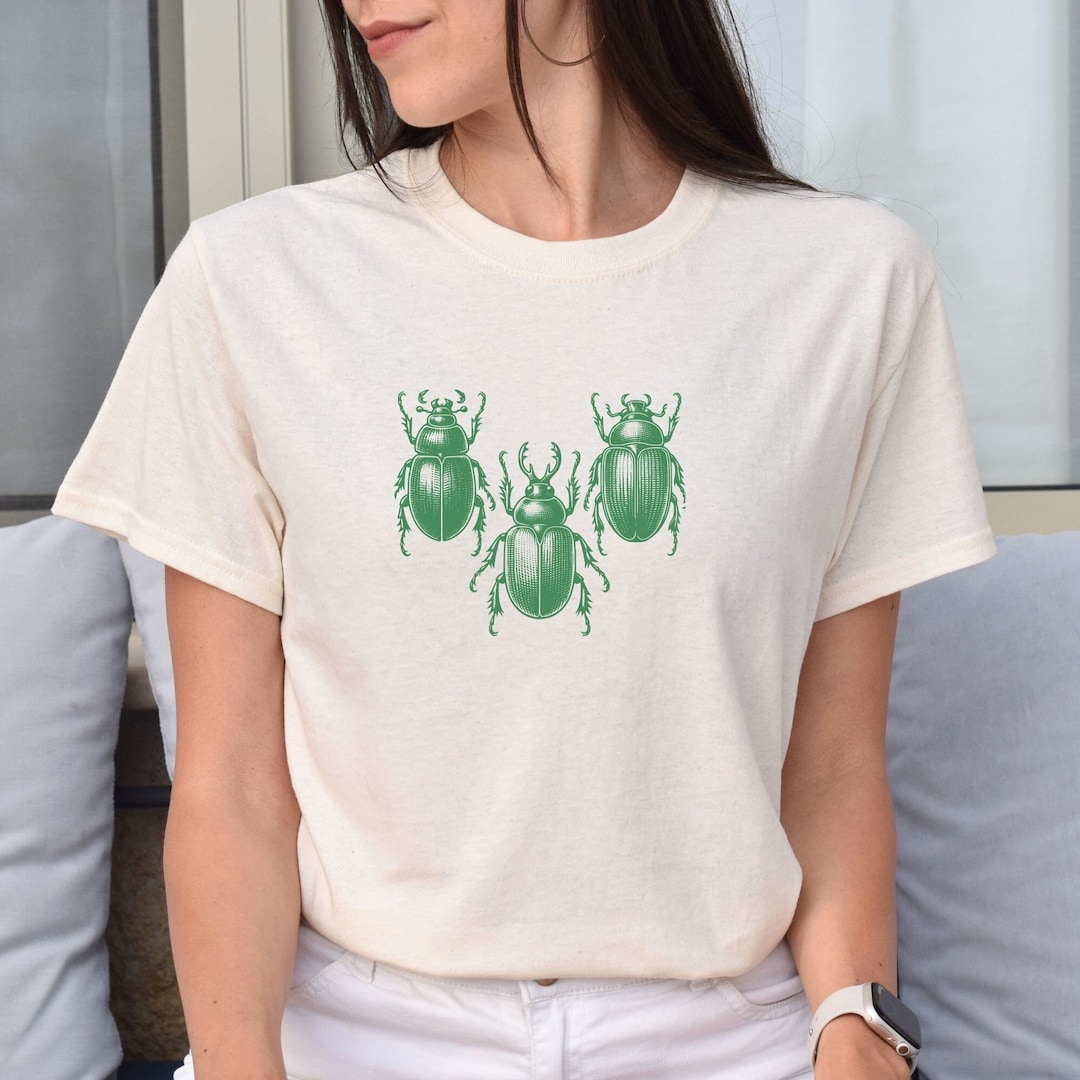 Funny Beetle Shirt, Entomology Bug T-shirt, Goblincore Insect Tshirt ...
