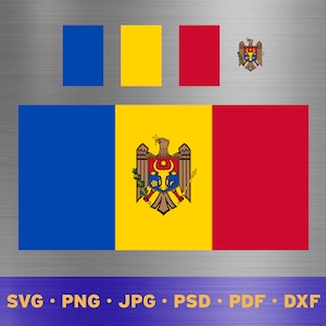 Moldawien Flagge svg geschichtet, Moldau Flagge svg, Moldau Flagge Cricut, Moldau Flagge png, Moldau Flagge png